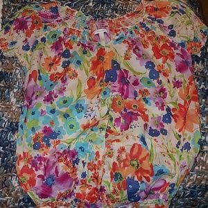 Maternity floral top